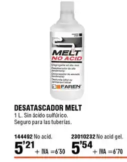 ferrOkey Desatascador melt oferta