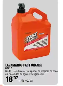 ferrOkey Lavamanos fast orange oferta