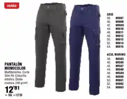 ferrOkey Pantalón monocolor oferta