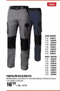 ferrOkey Pantalón solid match oferta