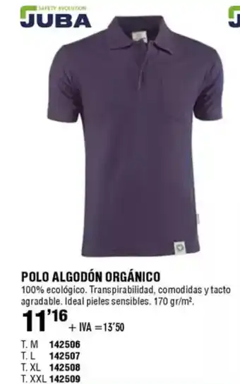 ferrOkey JUBA Polo algodón orgánico oferta