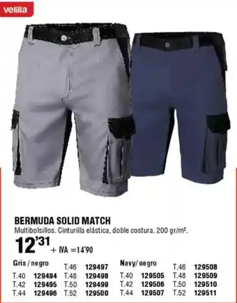 ferrOkey Bermuda solid match oferta