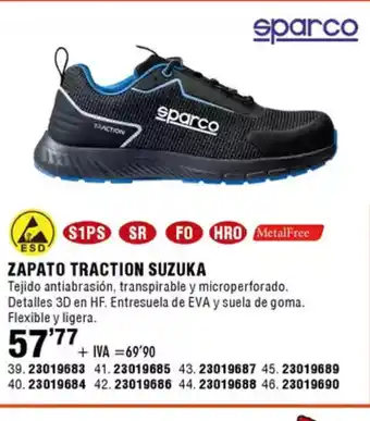 ferrOkey SPARCO Zapato traction suzuka oferta