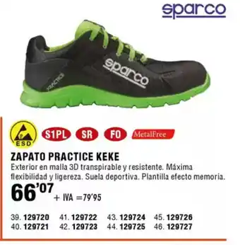 ferrOkey SPARCO Zapato practice keke oferta