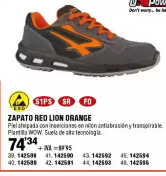 ferrOkey U POWER Zapato red lion orange oferta