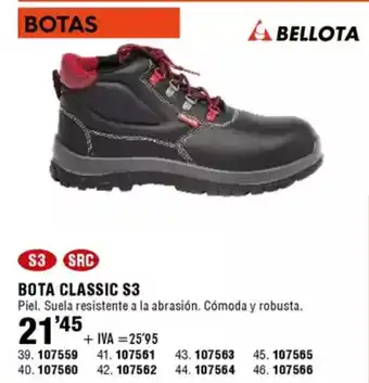 ferrOkey BELLOTA Bota classic s3 oferta