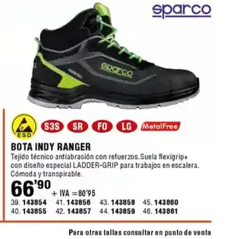 ferrOkey BELLOTA Bota indy ranger oferta