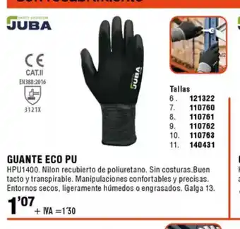 ferrOkey JUBA Guante eco pu oferta