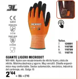 ferrOkey Guante ligero microdot oferta