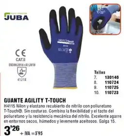 ferrOkey JUBAGuante agility t-touch oferta