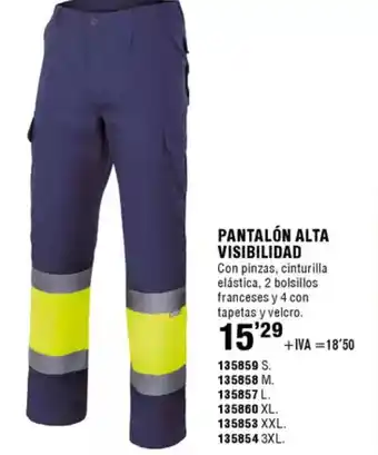 ferrOkey Pantalón alta visibilidad oferta