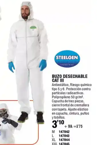 ferrOkey Buzo desechable cat iii oferta