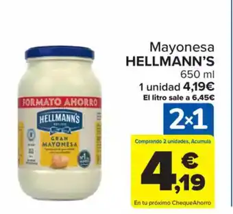Carrefour HELLMANN'S Mayonesa oferta