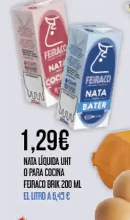 Claudio Nata líquida uht o para cocina feiraco brik oferta