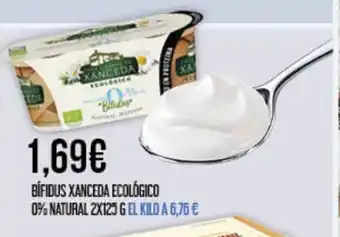 Claudio Bífidus xanceda ecológico 0% natural oferta