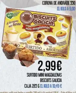Claudio Surtido mini magdalenas oferta