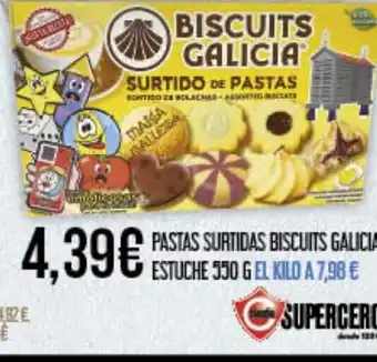 Claudio Pastas surtidas biscuits galicia estuche oferta