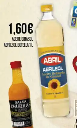 Claudio Aceite girasol abrilsol botella oferta