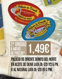 Claudio Palacio de oriente bonito del norte en aceite de oliva lata oferta
