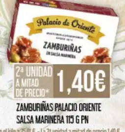 Claudio Zamburiñas palacio oriente salsa marinera oferta