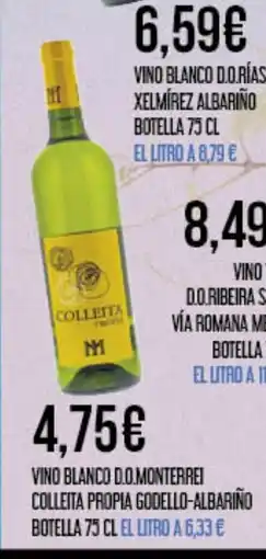 Claudio Vino blanco d.o.monterrei colleita propia godello-albariño oferta