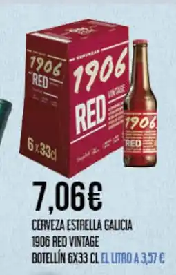 Claudio Cerveza estrella galicia 1906 red vintage oferta