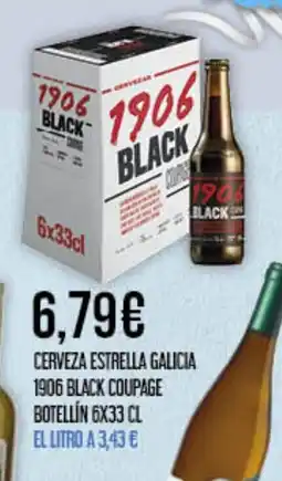 Claudio Cerveza estrella galicia 1906 black coupage oferta