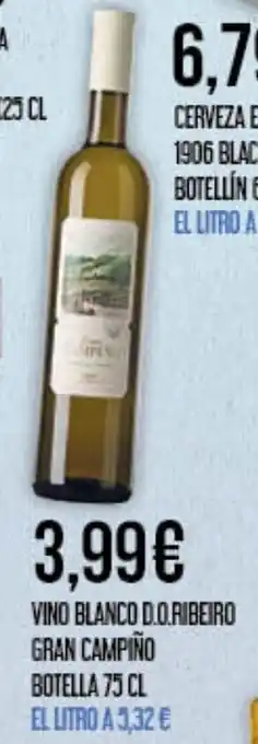 Claudio Vino blanco d.o.ribeiro gran campiño oferta