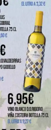 Claudio Vino blanco d.o.ribeiro viña costeira botella oferta