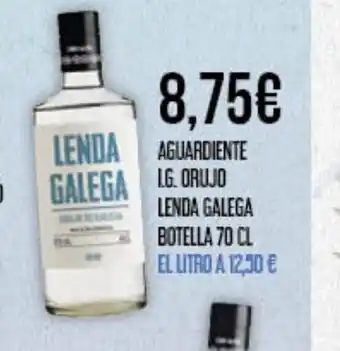 Claudio Aguardiente lg. orujo lenda galega oferta