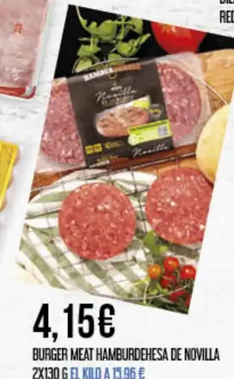 Claudio Burger meat hamburdehesa de novilla oferta