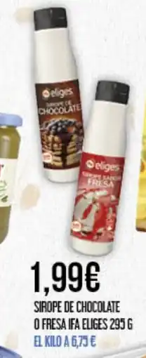 Claudio Sirope de chocolate o fresa oferta
