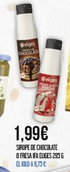 Claudio Sirope de chocolate o fresa oferta