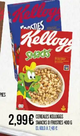 Claudio Cereales kelloggs smacks o frosties oferta