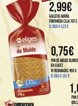 Claudio IFA ELIGES Pan de molde blanco oferta