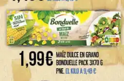 Claudio BONDUELLE Maíz dulce en grand oferta