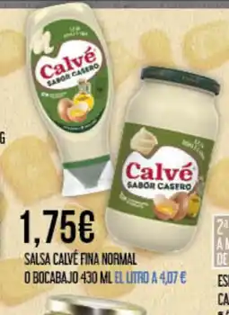 Claudio Salsa calvé fina normal o bocabajo oferta