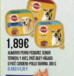 Claudio Alimento perro pedigree senior ternera y aves oferta
