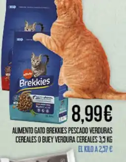 Claudio Alimento gato brekkies pescado verduras cereales o buey verdura cereales oferta