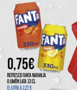 Claudio Refresco fanta naranja oferta