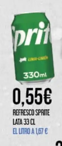 Claudio Refresco sprite lata oferta