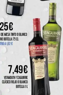 Claudio Vermouth yzaguirre clásico rojo o blanco oferta
