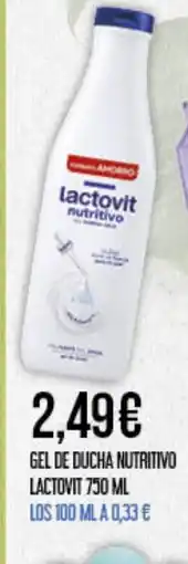 Claudio LACTOVIT Gel de ducha nutritivo oferta