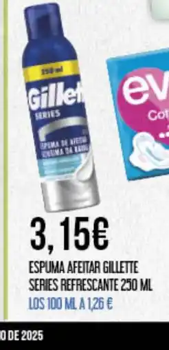 Claudio GILLETTE Espuma afeitar oferta