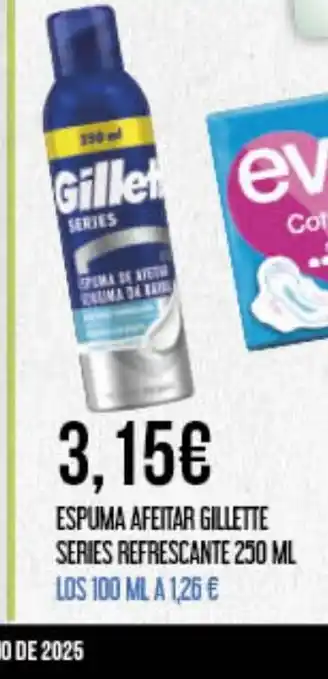 Claudio GILLETTE Espuma afeitar oferta
