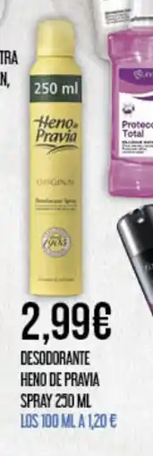 Claudio Desodorante heno de pravia spray oferta