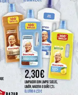 Claudio Limpiador don limpio suelos, limón, madera o baño oferta
