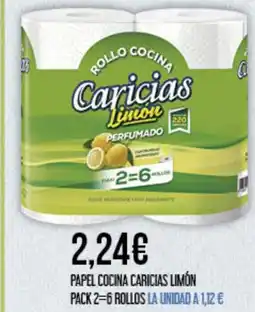 Claudio Papel cocina caricias limón oferta