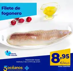 5 Océanos Filete de fogonero oferta