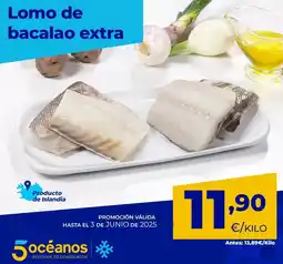 5 Océanos Lomo de bacalao extra oferta